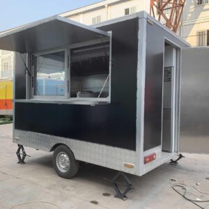 OEM Food Trailer Truck, Mobile Food Carts for Business Vending Cart, Hot Dog Carts for Commercial Use, Ice Cream Trailer for Business, Kiosk Snack Food Trailers (3 * 2.1 * 2.35m)